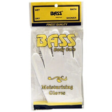 Bass Brushes Moisturizing Gloves White 1 Pair