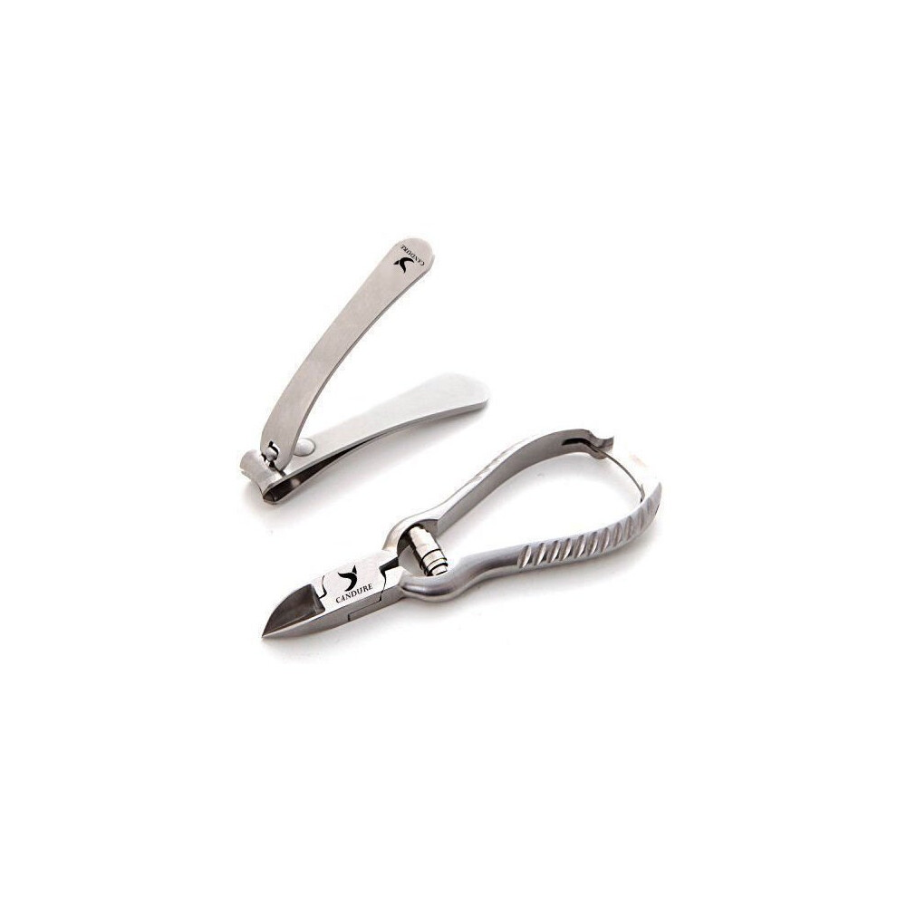 Candure Nail Clippers For Thick Toenails - Fingernail And Toenail Clippers Set - Toenail Kit For Men And Women - Podiatry Instruments