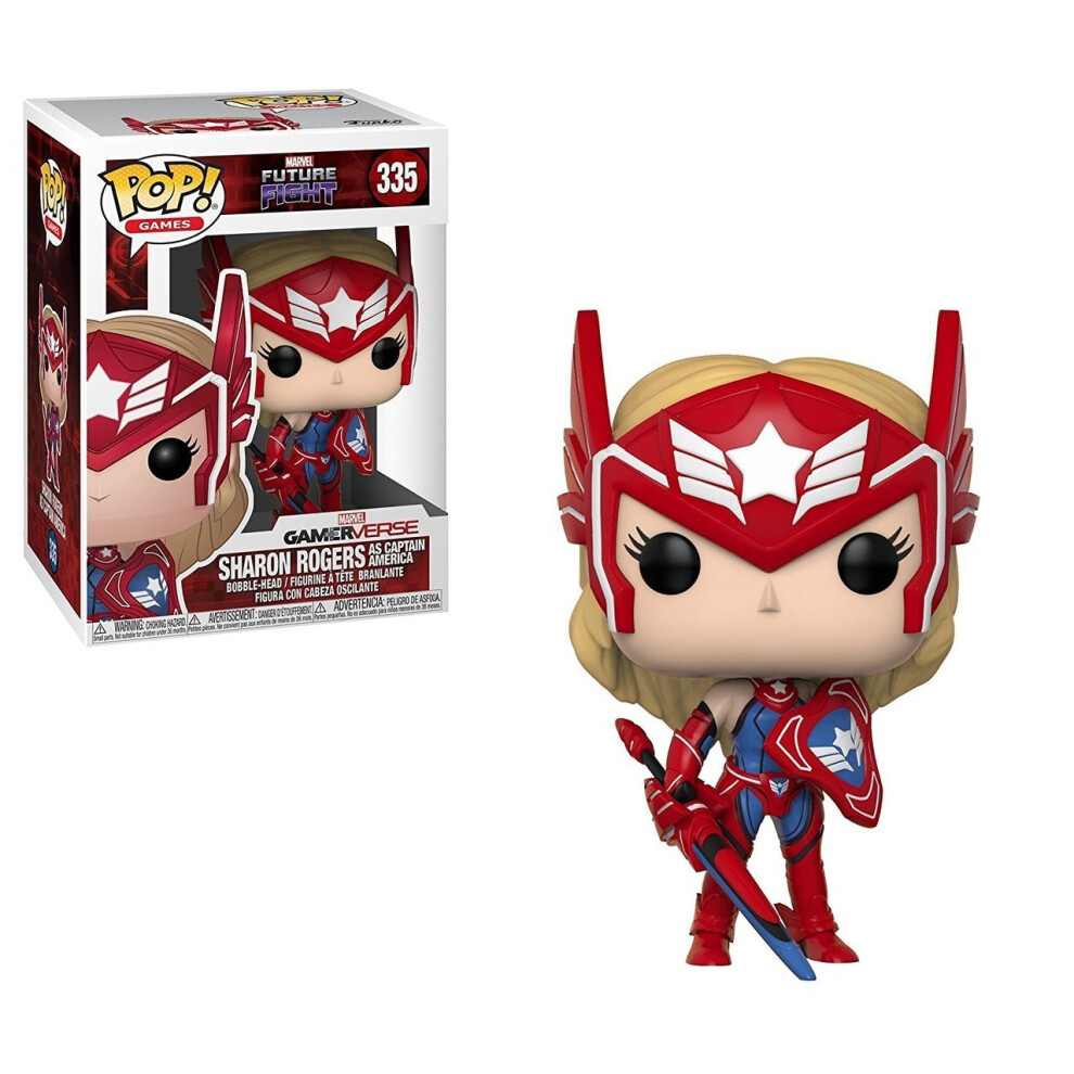 Photos - Action Figures / Transformers Funko Pop! Games: Marvel Future Fight - Sharon Rogers 26853 