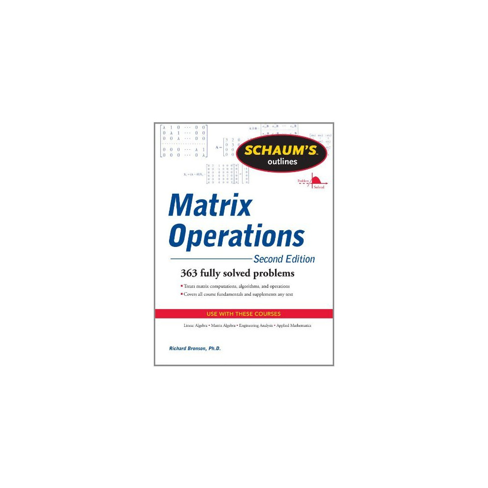 Schaum's Outline of Matrix Operations (Schaum's Outlines)