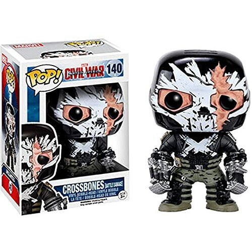 Funko Funko Pop! Marvel 140 Crossbones Battle Damage