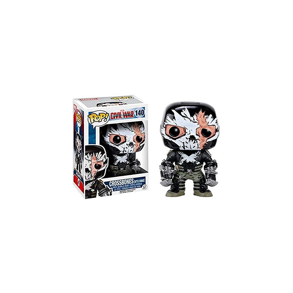 Funko Pop! MARVEL Crossbones Battle Damage