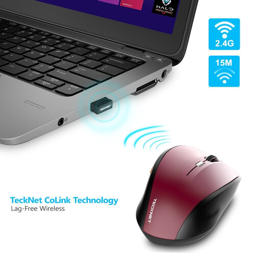 TeckNet TeckNet Classic M002 Nano Wireless Mouse, 6 Buttons 1