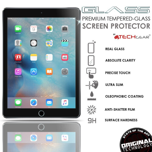 Techgear TECHGEAR® Apple iPad Pro (9.7") GLASS Edition Tempered Glass Screen Protector 1