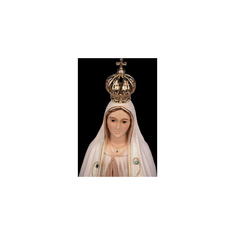 Our Lady of Fatima Statue Religious Figurine Virgin Mary Classic Paint