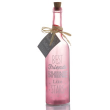 Best Friends Shine Like Stars Pink Starlight Bottle