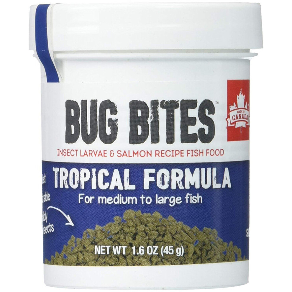 Fluval Bug Bites Tropical (Medium-Large) 45g