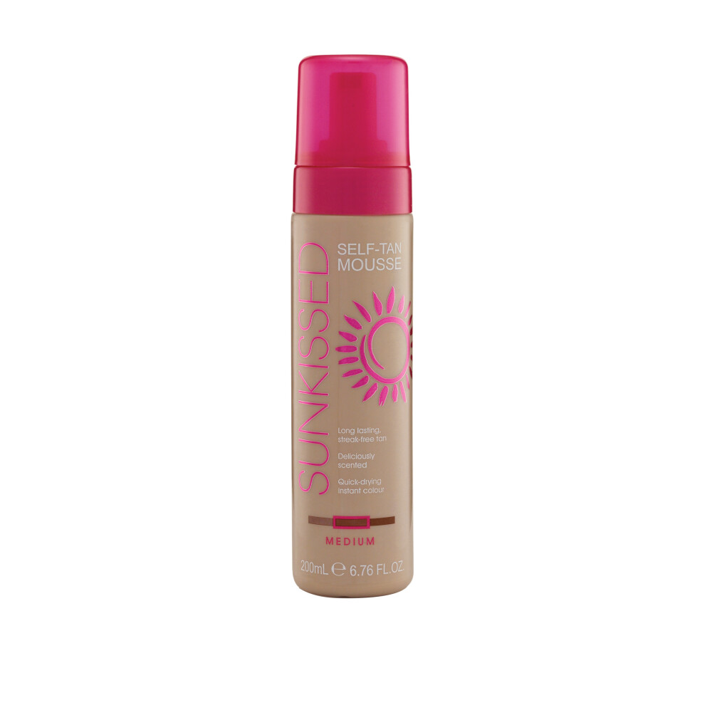 Sunkissed Self Tan Mousse Medium 200ml