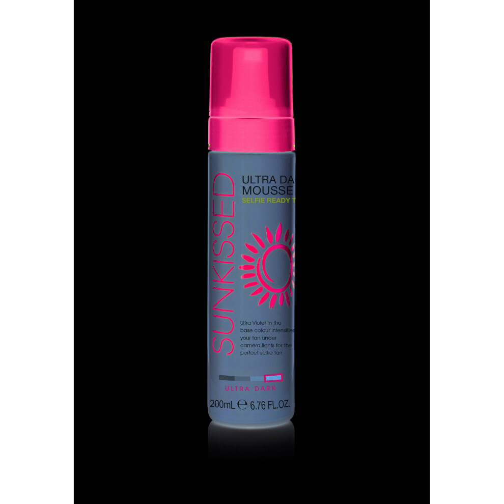 Sunkissed Dark Self Tan Mousse 200Ml - Ultra