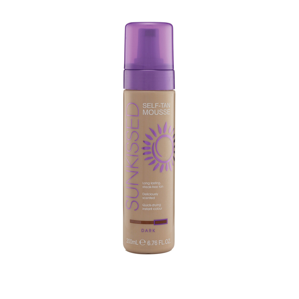 Sunkissed Dark Self Tanning Mousse 200Ml