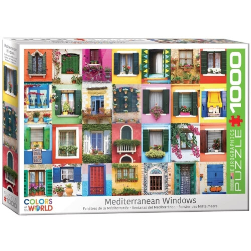 Eurographics Puzzle 1000 Pc -Mediterranean Windows