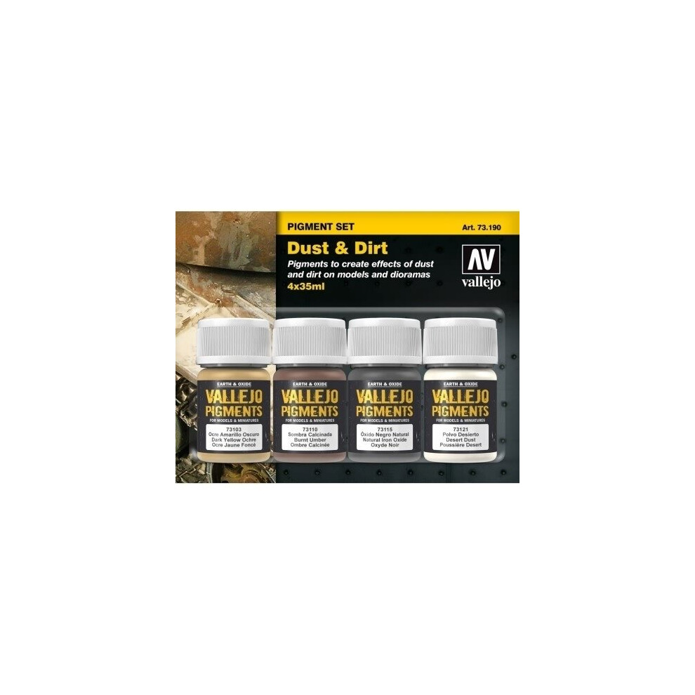 AV Vallejo Pigments Set -Dust & Dirt