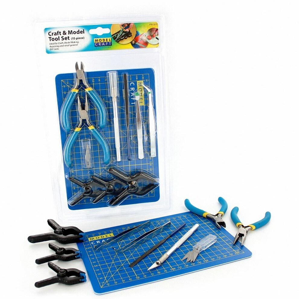Shesto Modelcraft - 15Pc Craft &Model Tool Set