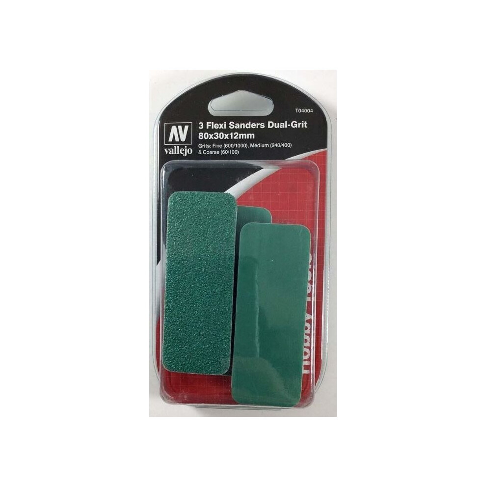 AV Vallejo Tools - FlexisanderDual Grit x3 (80x30x12mm)