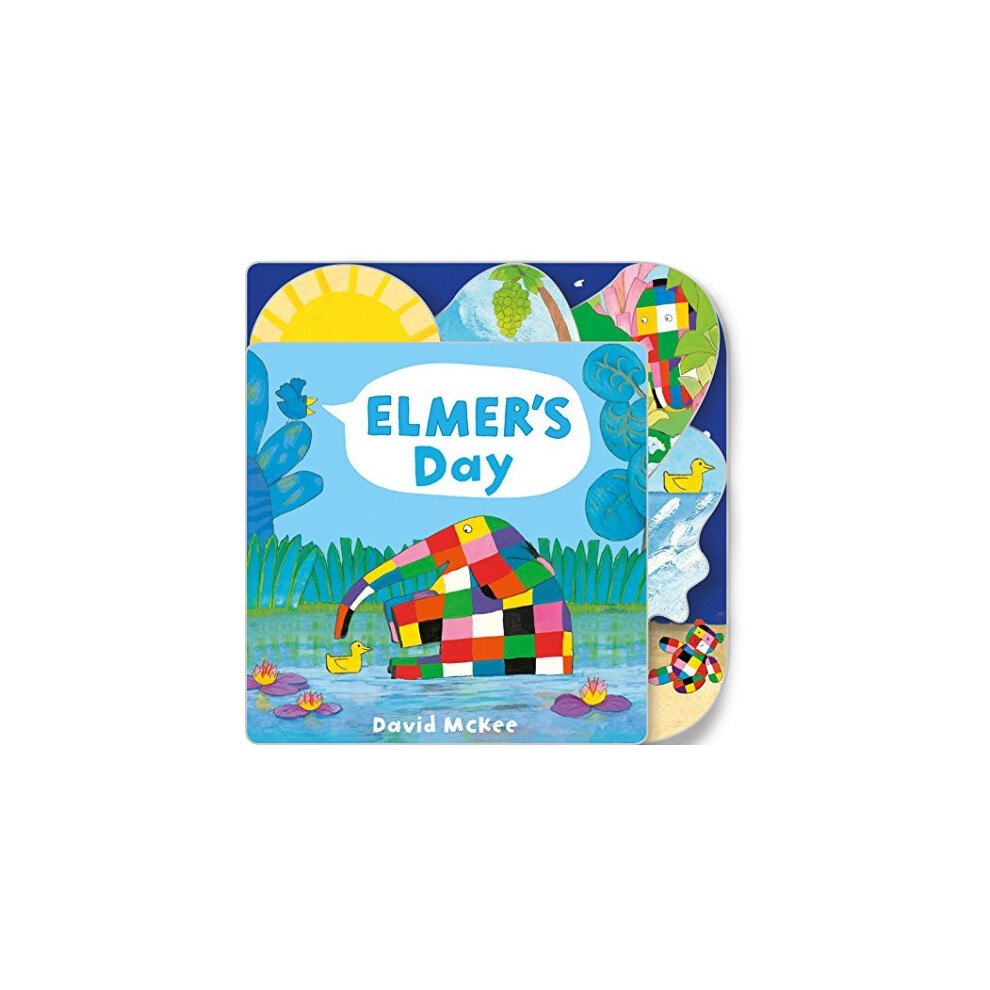 Elmer's Day: Tabbed Board Book