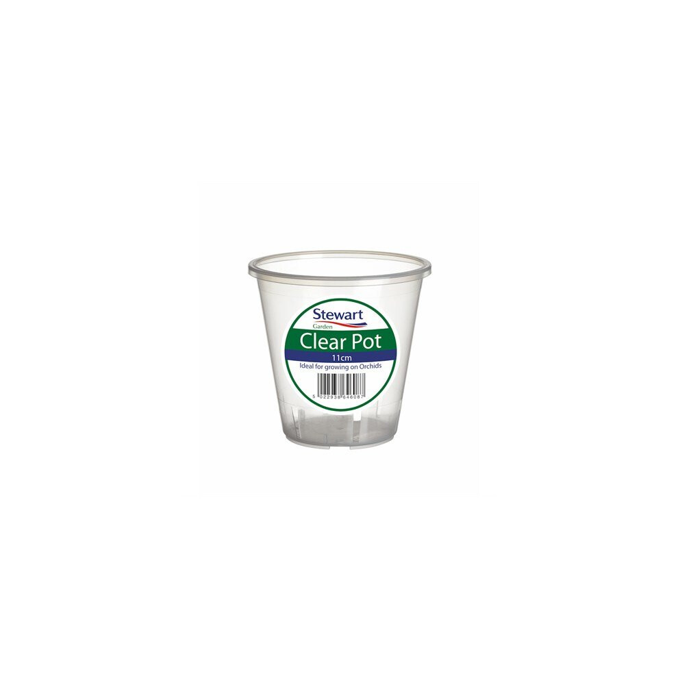 Stewarts Garden Clear Plant Pots - 11cm (2646008)-image-OPC-PH9HNW-NEW