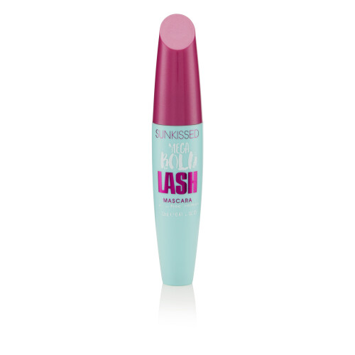 Sunkissed Mega Bold Lashes Waterproof Mascara 12ml - Dramatic Length & Volume, Water-Resistant