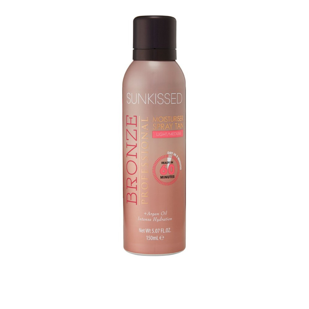 Sunkissed Bronze Professional Moisturiser Spray Tan 150ml Light/Medium