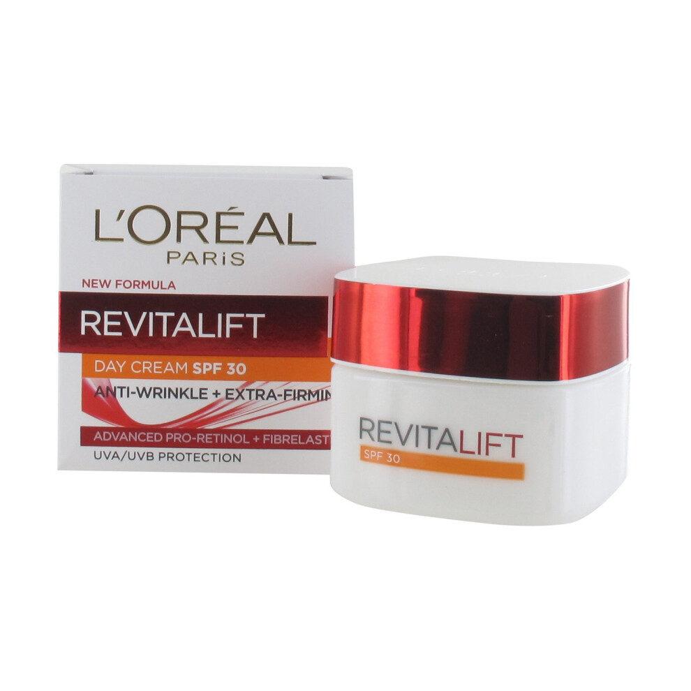 L'Oreal Revitalift Hydrating Face Cream Anti Wrinkle 50ml Pro-Retinol SPF30