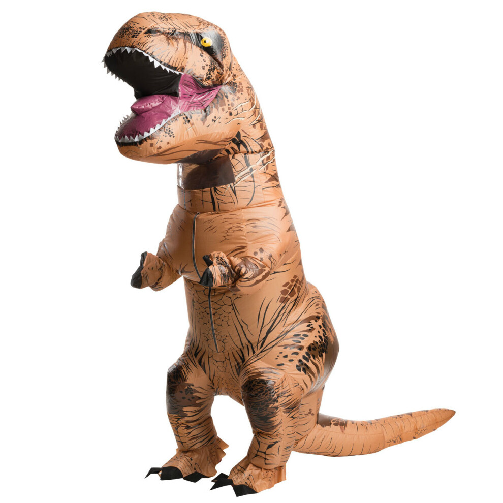 Official Jurassic World Inflatable T-Rex Dinosaur Costume