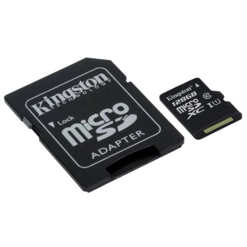 Kingston Kingston 128GB Canvas Select Micro SDXC Card with SD Adapter, Class 10