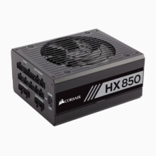 Μονάδα τροφοδοσίας Corsair 850W Professional Series HX850, Fluid Dynamic Bearing, πλήρως αρθρωτή, 80+ Platinum
