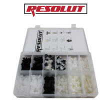 RESOLUT Citroen & Peugeot Assorted Trim Clips 345 Pieces 9031
