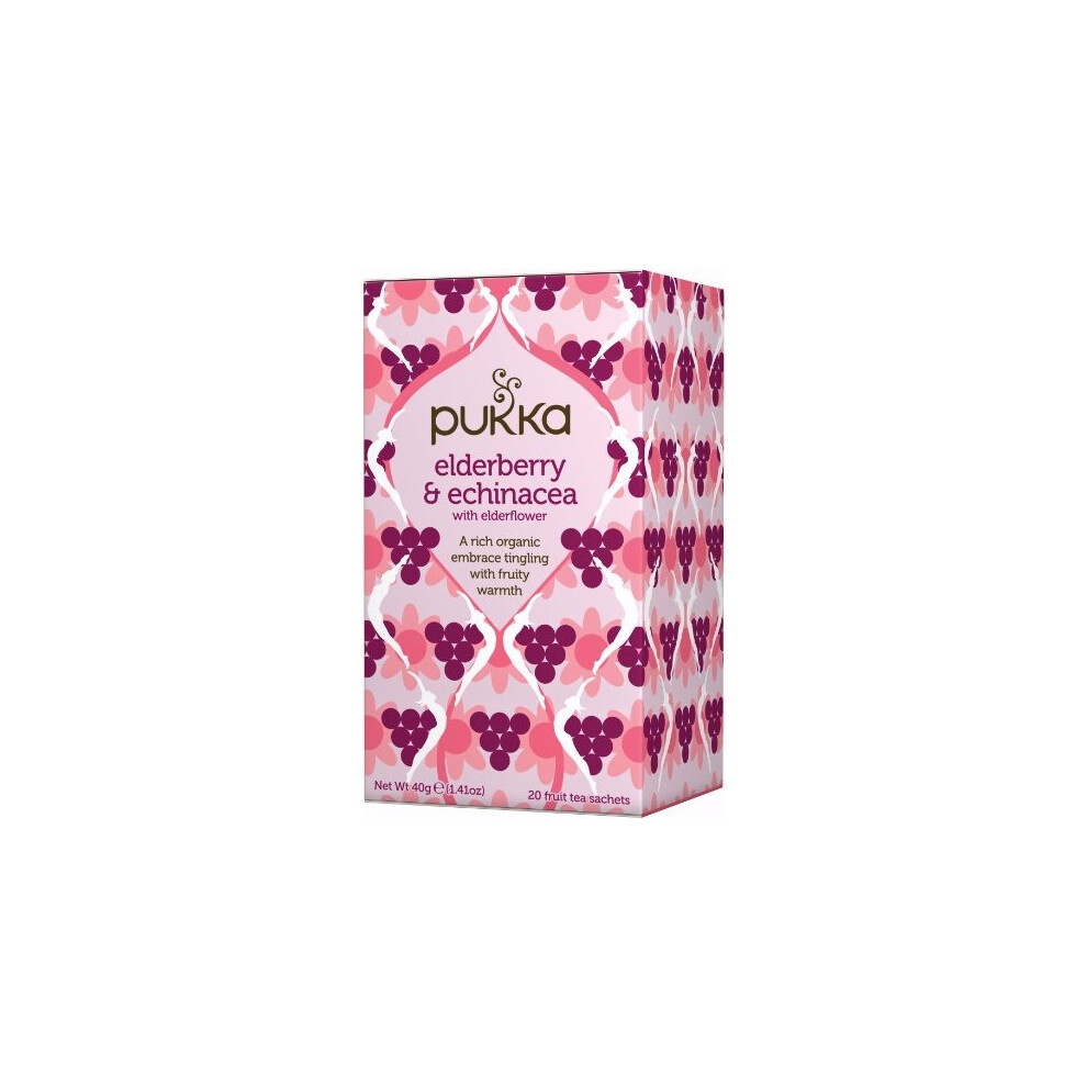 Pukka Elderberry & Echinacea Tea 20 Bags