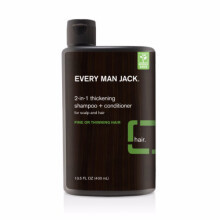 Every Man Jack, 2-in-1 Verdickendes Shampoo & Spülung, Für normales bis dünner werdendes Haar, Teebaum, 13,5 fl oz (400 ml)