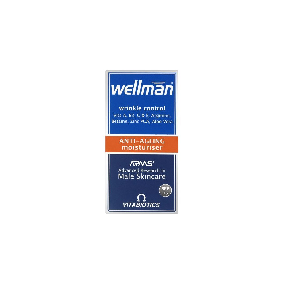 Vitabiotics  Wellman Anti-Ageing Moisturiser 50ml