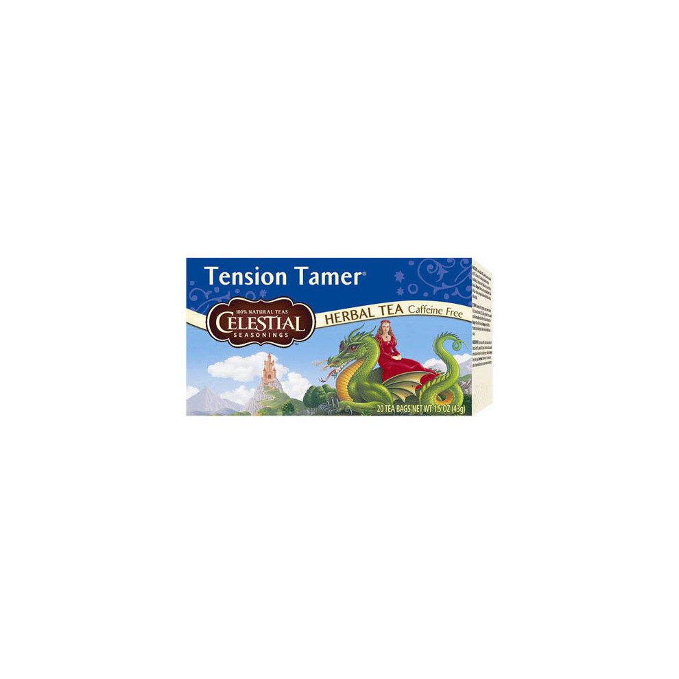 Celestial Seasonings, Herbal Tea, Tension TamerÂ®, Caffeine Free, 20 Tea Bags, 1.5 oz (43 g)