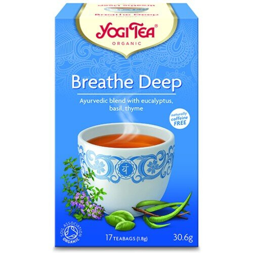 Yogi Tea Organic Breathe Deep Herbal Tea 17 Teabags 30.6g
