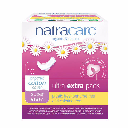 Natracare, Ultra Extra Binden, Bio-Baumwoll-Decke, Super, 10 Binden