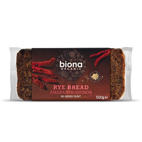 Biona  Rye Amaranth & Quinoa Bread 500g