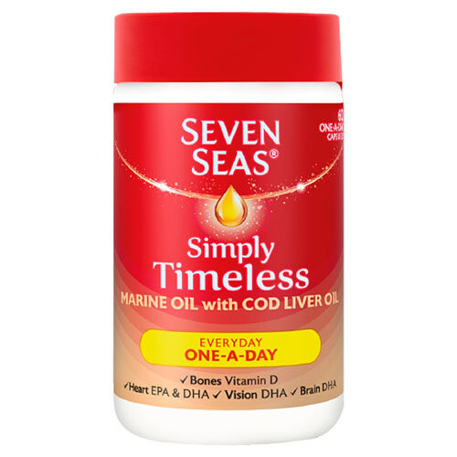 Seven Seas Seven Seas  Cod Liver Oil One-A-Day Capsules 60s