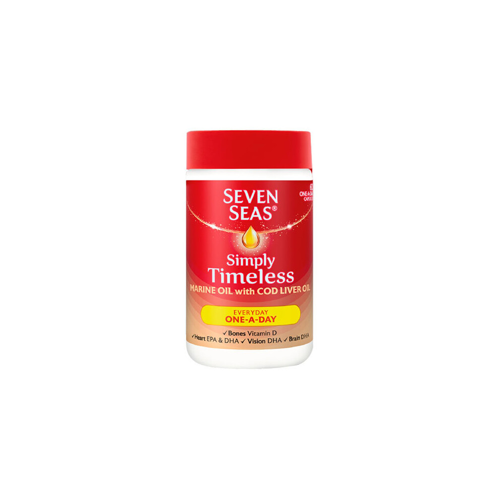 Seven Seas Cod Liver Oil One-A-Day Capsules 60s