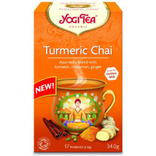 Yogi Tea Organic Turmeric Chai Herbal Tea - 17 x 2g
