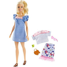 Barbie Fashionistas Puppe 99, Süßes Blütenmuster