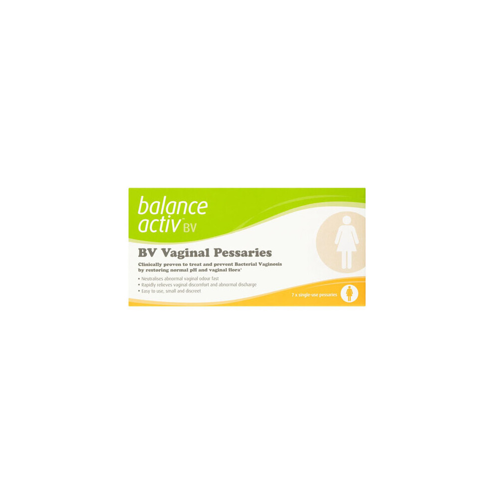 Balance Activ Bacterial Vaginosis Pessaries 7 Pack