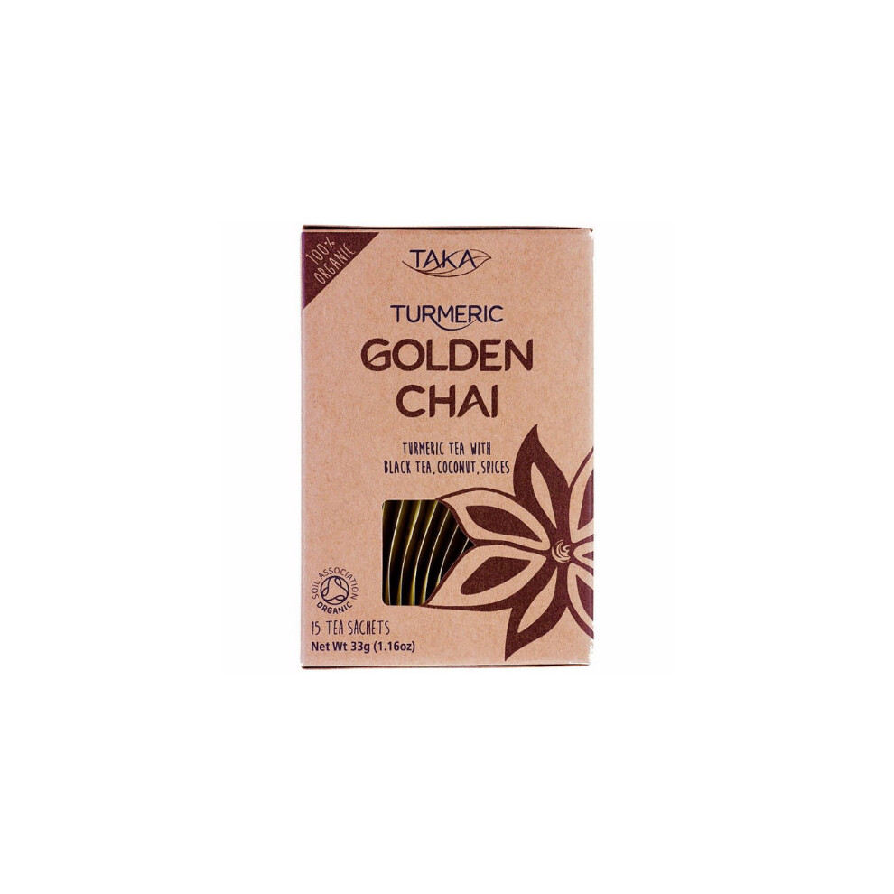Taka Turmeric Organic Masala Chai 15 tea bags - Image 5