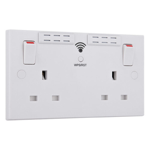 British General 13 A BG Electrical Wi-Fi Range Extender Socket