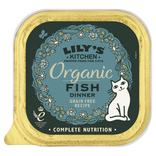 Lily's Kitchen Lilys Kitchen  Organic Fish For Cats 85g x 19
