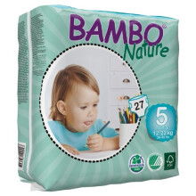Bambo Nature Nappies - Junior Size 5 27s