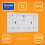 British General 13 A BG Electrical Wi-Fi Range Extender Socket 2
