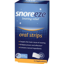 Snoreeze Snoring Relief Oral Strips 14s