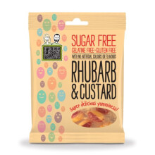 Free From Fellows Rhubarb & Custard Hard Boiled Sweets 70g