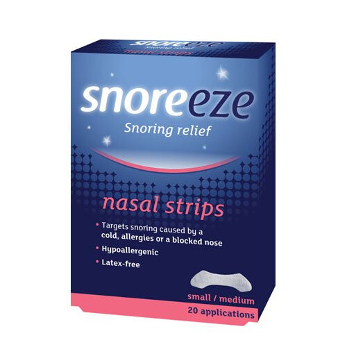 Snoreeze  Snoring Relief Nasal Strips S/M 20s