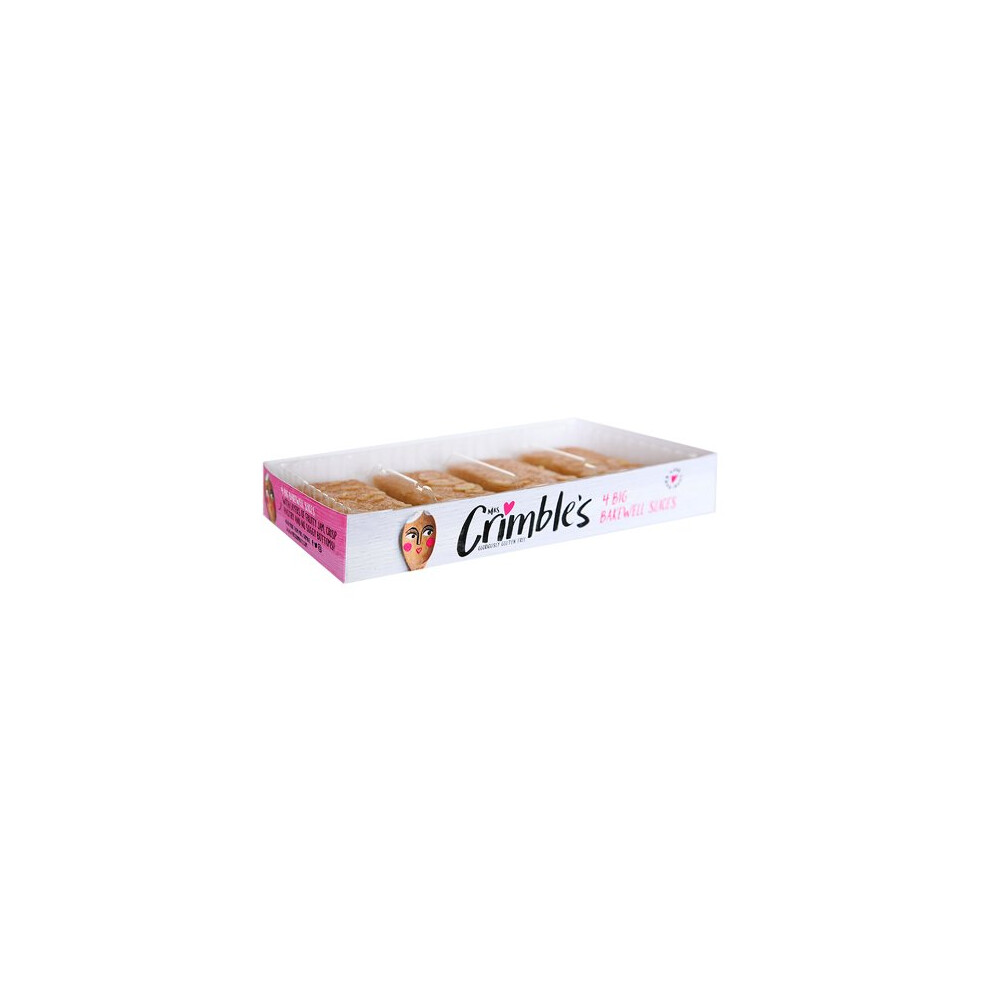 Mrs Crimbles  Bakewell Slices 4 Pack