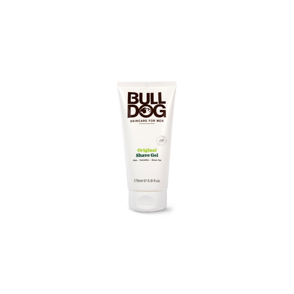 The Little Wing Trading Co Ltd Bulldog Original Shave Gel 175Ml - Dairy Free Gluten Free Wheat Free Vegan | 5060144640000