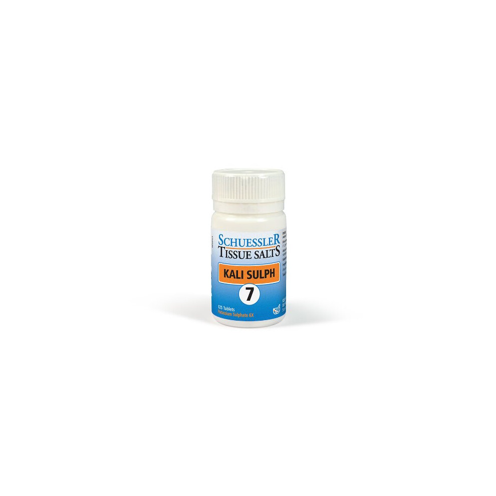Martin And Pleasance Uk Ltd Schuessler Tissue Salts 125 Tablets - Kali Sulph 6X | No. 7